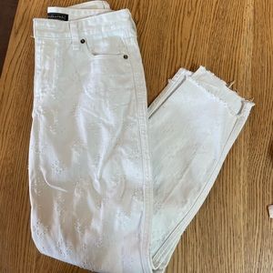 Abercrombie white jeans